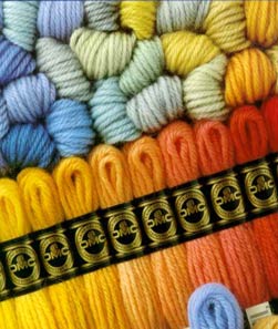 DMC Tapestry Wool skeins