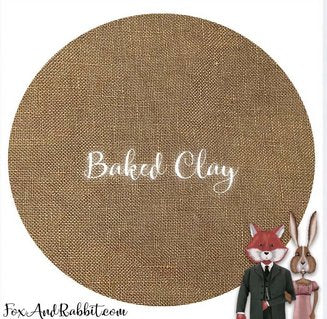 Fox & Rabbit Hand Dyed Linen