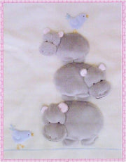 BALANCING HIPPOS  - Windflower Embroidery