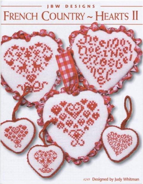 FRENCH COUNTRY HEARTS II - JBW DESIGNS by Judy Whitman