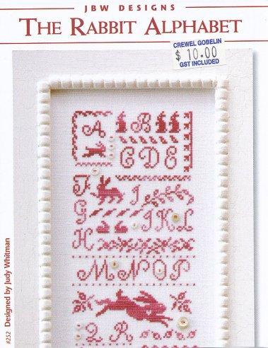 THE RABBIT ALPHABET - JBW DESIGNS by Judy Whitman