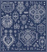 MOTS d'AMOUR -  Long Dog Samplers