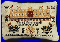 GIFT PINCUSHION CIRCA 1800 - The Scarlet Letter