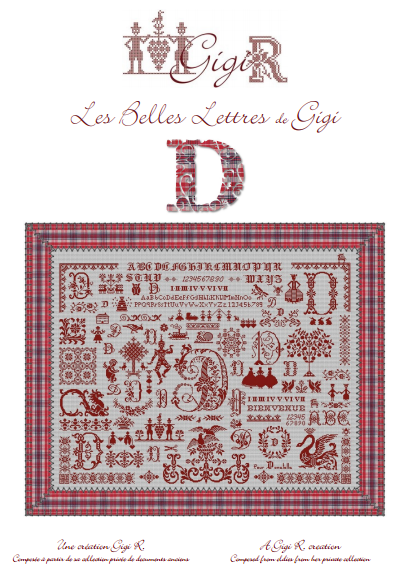 Belles Lettres - D - Gigi R Designs