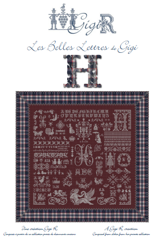 Belles Lettres - H - Gigi R Designs