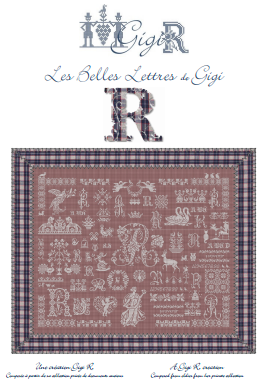 Belles Lettres - R - Gigi R Designs
