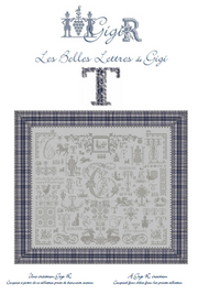 Belles Lettres - T - Gigi R Designs