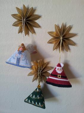 SANTA, ANGEL AND CHRISTMAS TREE KIT - Designatus Designs