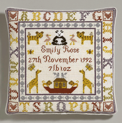 Alphabet Birth Tapestry - Historical Sampler Company