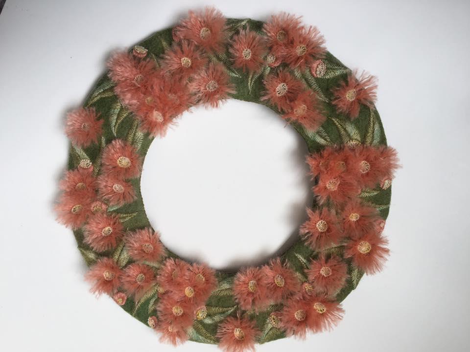 GUM BLOSSOM WREATH - Designatus Designs