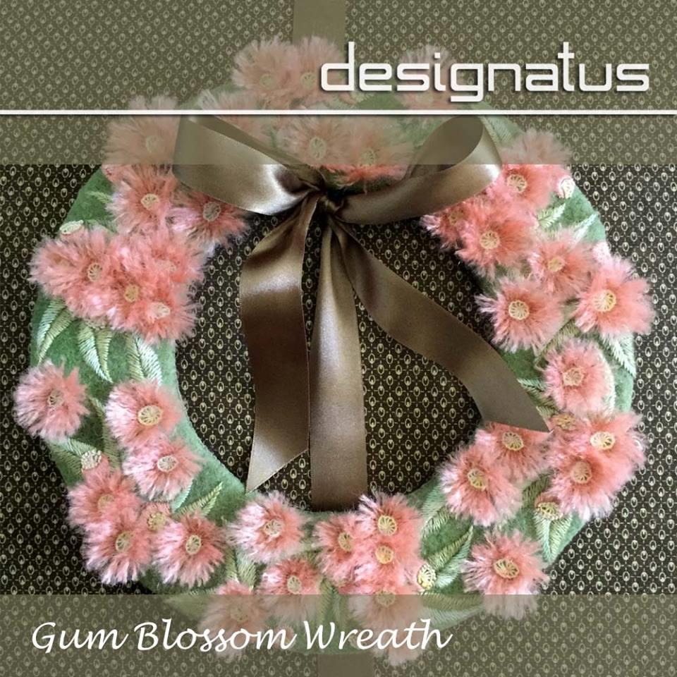 GUM BLOSSOM WREATH - Designatus Designs