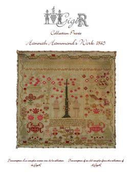 HANNAH HAMMOND'S WORK 1845 - Gigi R Designs,  Private Collection