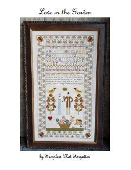 LOVE IN A GARDEN - Samplers Not Forgotten