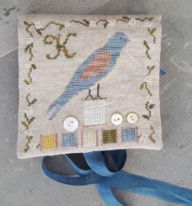 WITH NEEDLE & THREAD NEEDLEBOOK - Samplers Not Forgotten