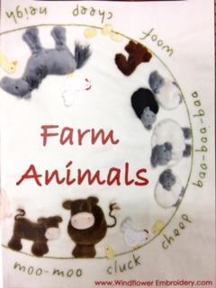 FARM ANIMALS KIT - Windflower Embroidery