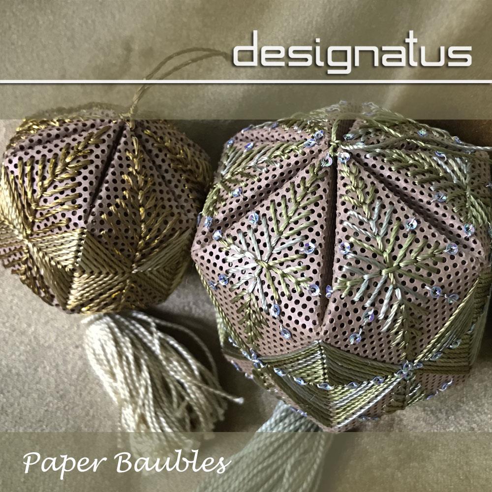 PAPER BAUBLE - Designatus Designs
