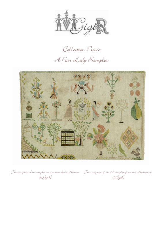 A FAIR LADY SAMPLER - Gigi R Designs,  Private Collection