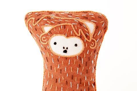 Monkey - Embroidery Kit - Kiriki Press