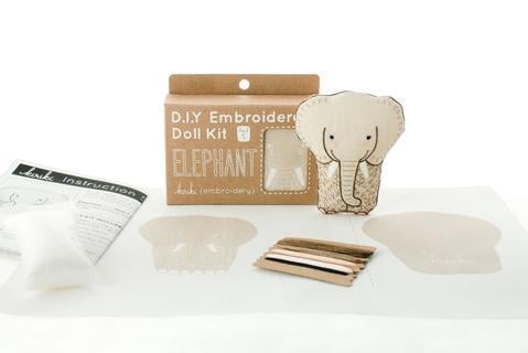 Elephant - Embroidery Kit - Kiriki Press