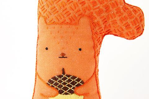 Squirrel - Embroidery Kit - Kiriki Press