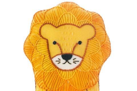 Lion - Embroidery Kit - Kiriki Press