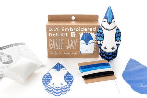 Blue Jay - Embroidery Kit - Kiriki Press