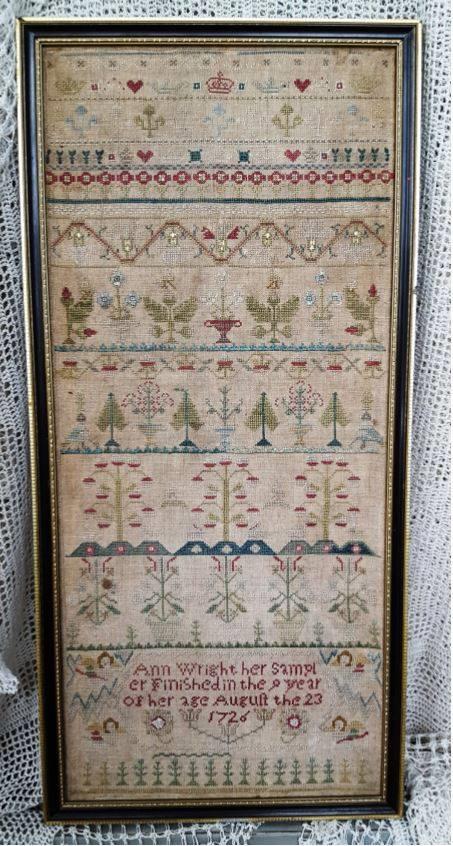 ANN WRIGHT 1726 - Samplers Not Forgotten