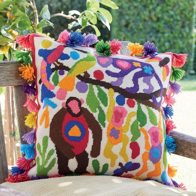 Monkeys Tapestry Kit - Kim McLean Designs