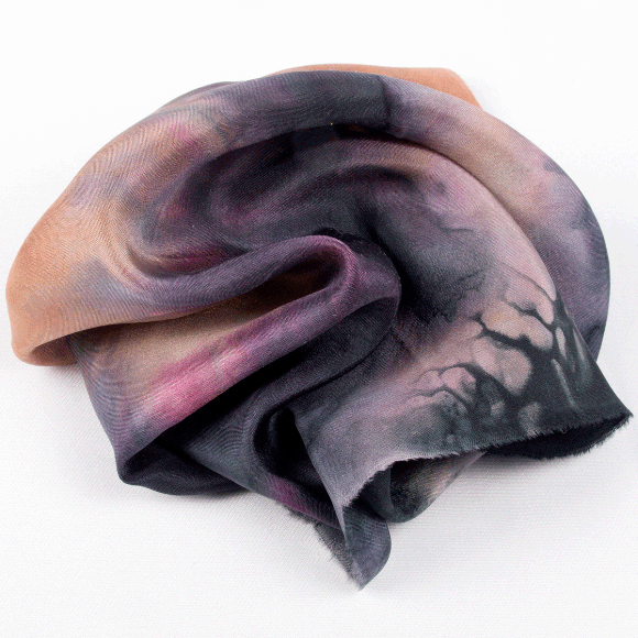 Colourstreams Silk Thread - Silken Strands - 6m hank - Aubergine Truffle