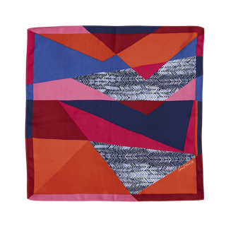 PALMYRE SILK BANDANA - RED - Inouitoosh