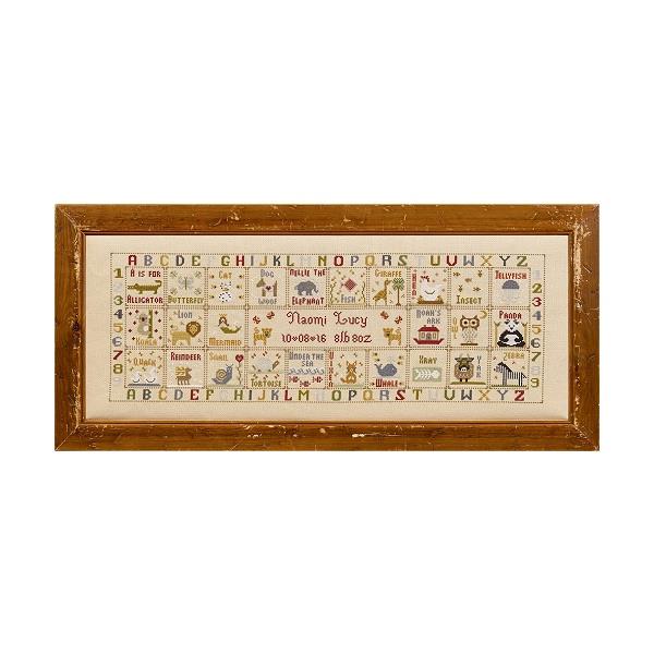 ANIMAL MAGIC BIRTH SAMPLER - Historical Sampler Company