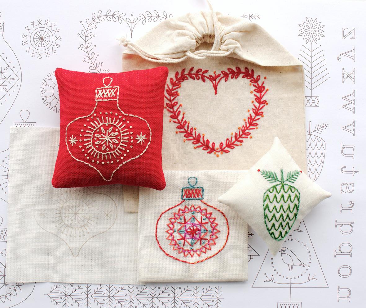 CHRISTMAS MOTIFS IRON-ON - NANCY NICHOLSON