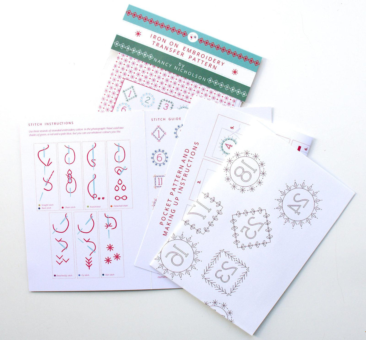 ADVENT CALENDAR  IRON-ON - NANCY NICHOLSON