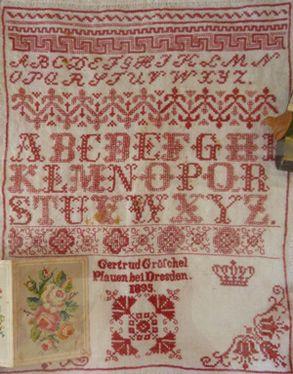 GERTRUD GROSCHEL 1895 - European Reproduction Samplers
