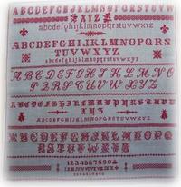 TRADITIONAL RED SAMPLER - Reflets de Soie
