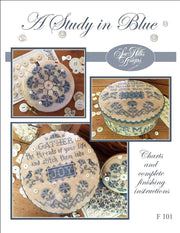 A STUDY IN BLUE - Sue Hillis Designs