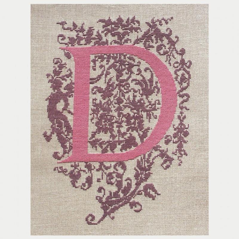 ORNAMENTAL LETTER D - Rouge du Rhin