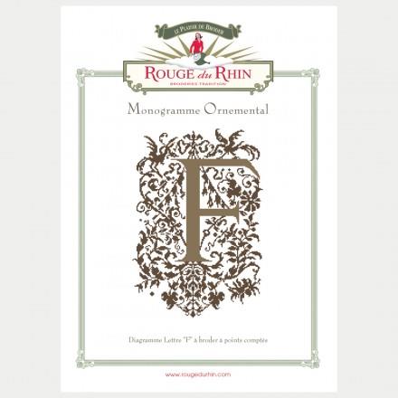 ORNAMENTAL LETTER F - Rouge du Rhin