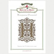 ORNAMENTAL LETTER H - Rouge du Rhin