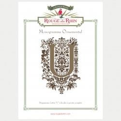 ORNAMENTAL LETTER U - Rouge du Rhin