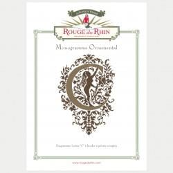 ORNAMENTAL LETTER C - Rouge du Rhin