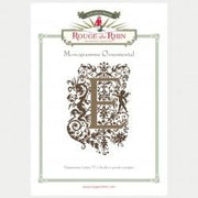 ORNAMENTAL LETTER E - Rouge du Rhin