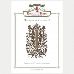 ORNAMENTAL LETTER I - Rouge du Rhin