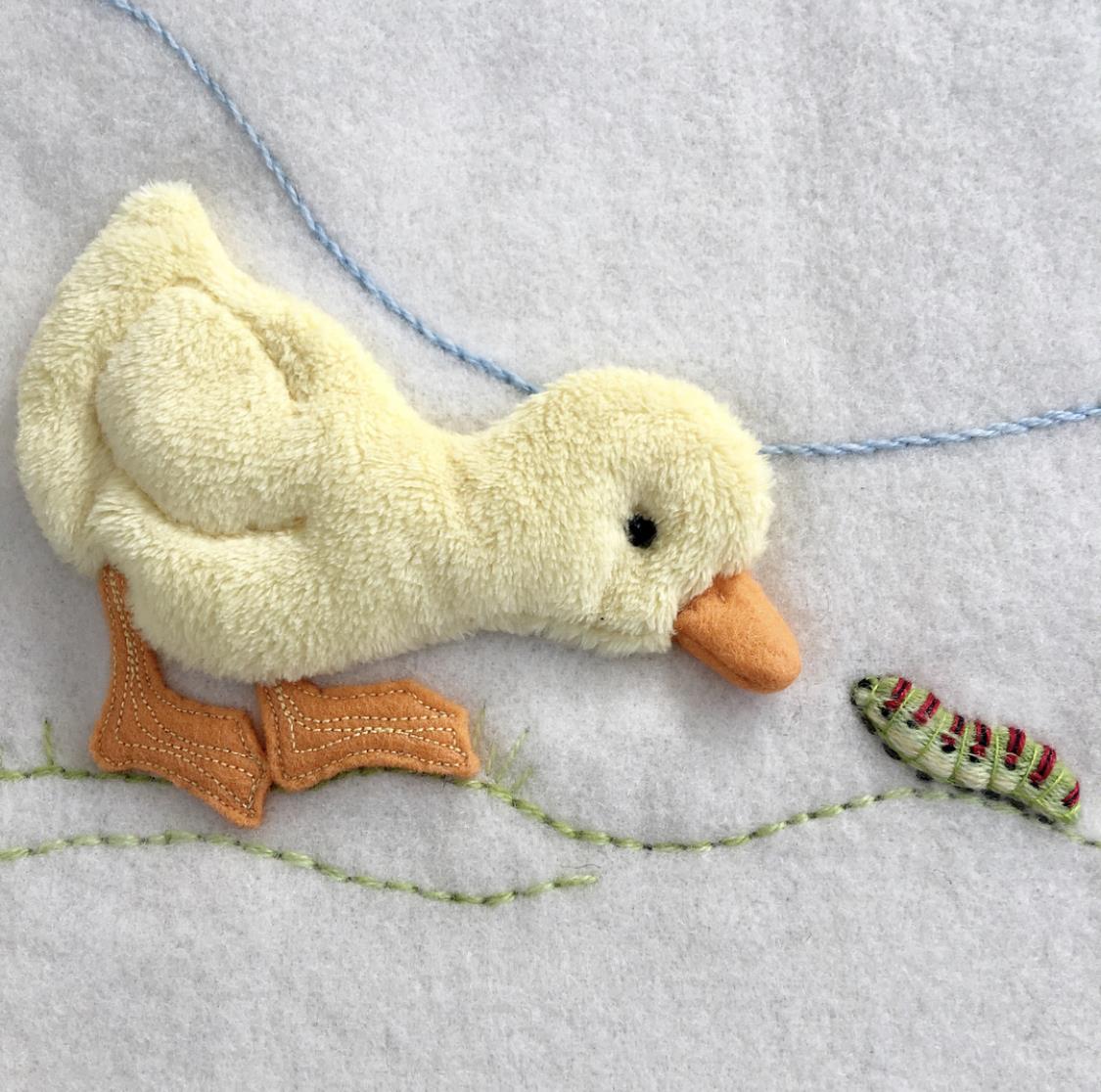 CATERPILLAR DUCK - Windflower Embroidery