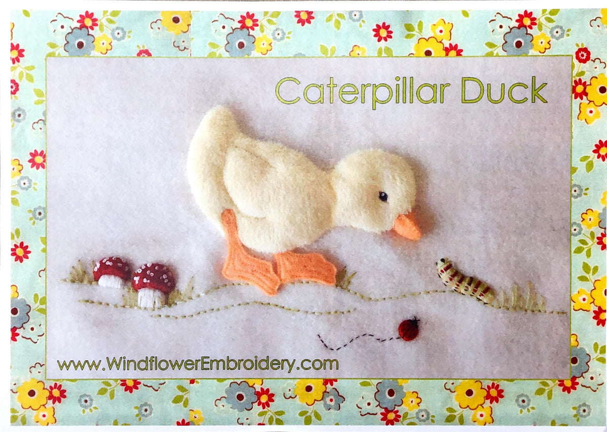 CATERPILLAR DUCK - Windflower Embroidery