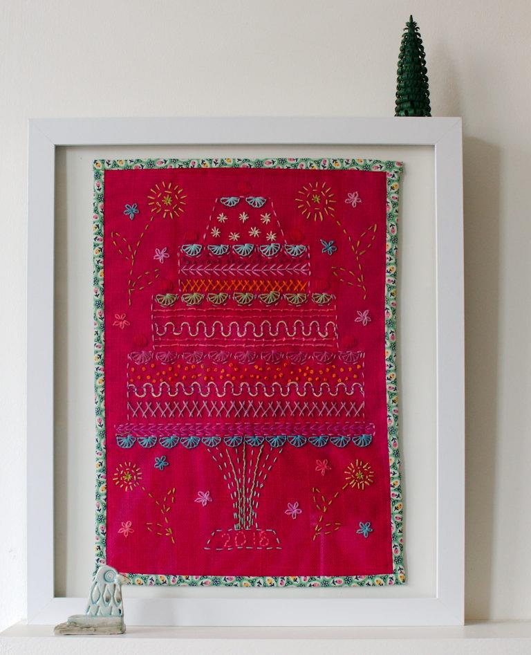 CAKE IRON ON TRANSFER - NANCY NICHOLSON