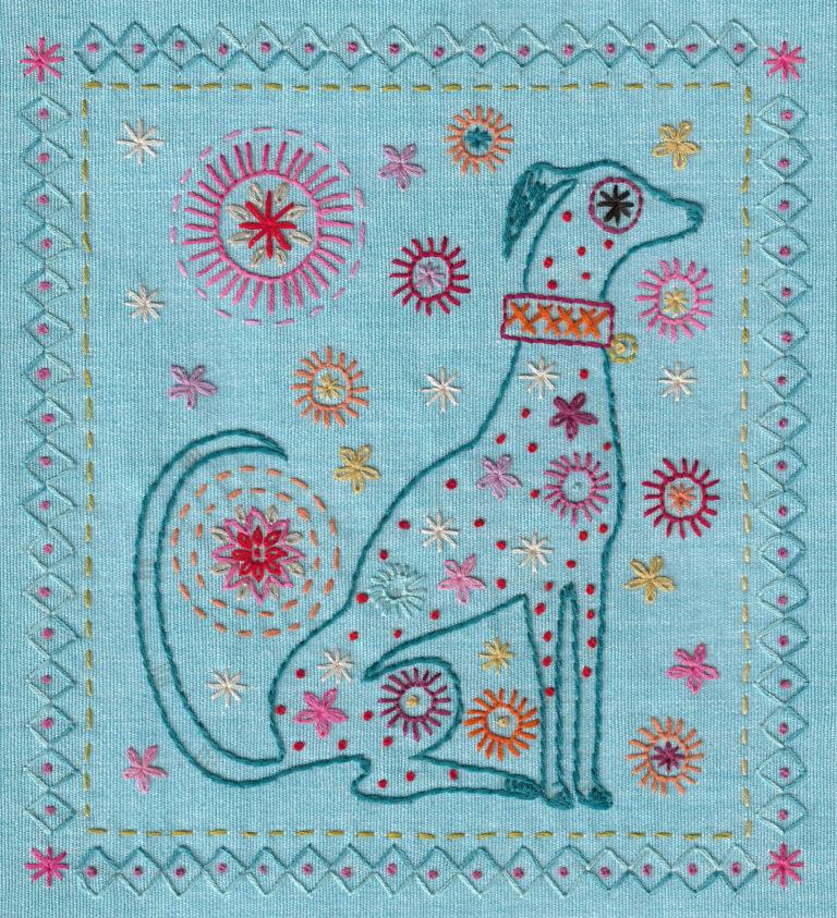 DOG IRON ON TRANSFER - NANCY NICHOLSON