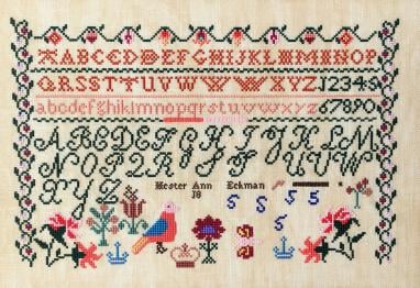 Hester Ann Eckman c.1835 - Queenstown Sampler Designs