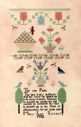 Mary Jane Sanders 1732 - Queenstown Sampler Designs