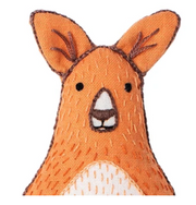 Kangaroo - Embroidery Kit - Kiriki Press